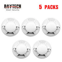 5PCS จัดส่งด่วนในประเทศไทย DAYTECH 【รับประกัน 1 ปี】Smoke Alarm Detector เครื่องตรวจจับควันไฟใช้แบตเตอรี่แบบพกพาเซ็นเซอร์เตือนภัยอิสระบ้าน/สำนักงาน/ห้างสรรพสินค้า/โรงแรม/ร้านอาหาร (SM12)