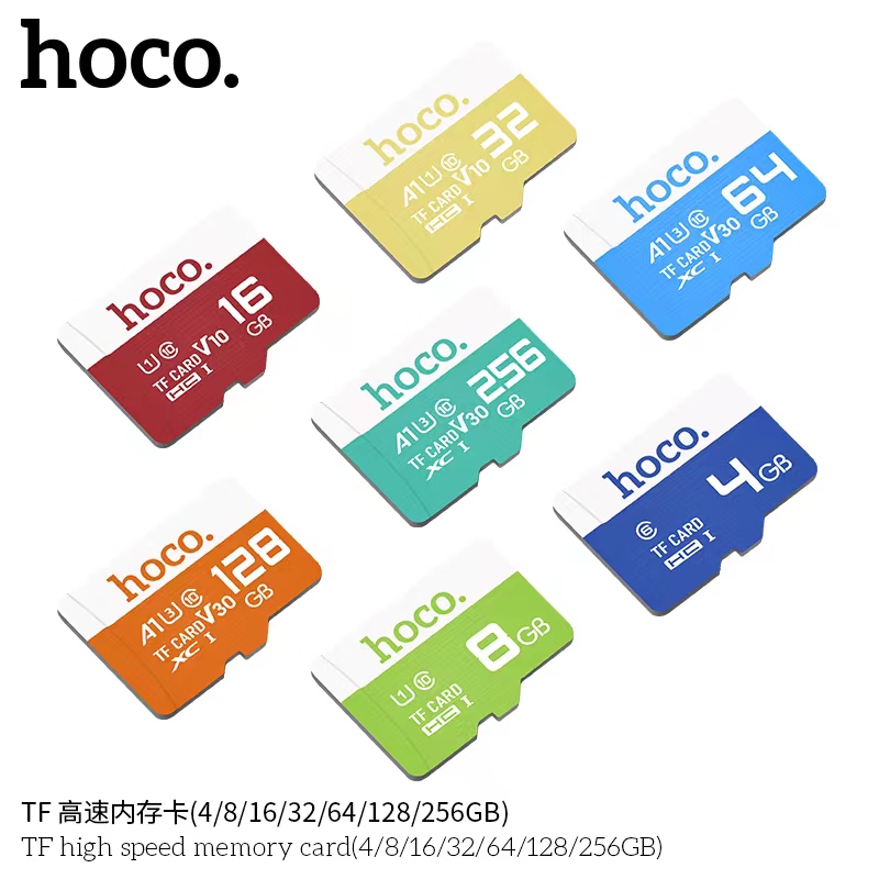 New!! HoCo TF high speed memory card (4GB/8GB/16GB/32GB/64GB/128GB) 5 years warranty ราคา 99 บาท*ส่งฟรี