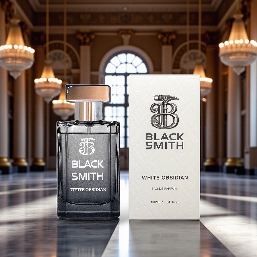 Perfume Black Smith (White Obsidian) 100ml, Luxurious Scent, Cool and Charming, Clean and Warm, Long-Lasting, for Every Occasion. ราคา 3,490 บาท*ส่งฟรี