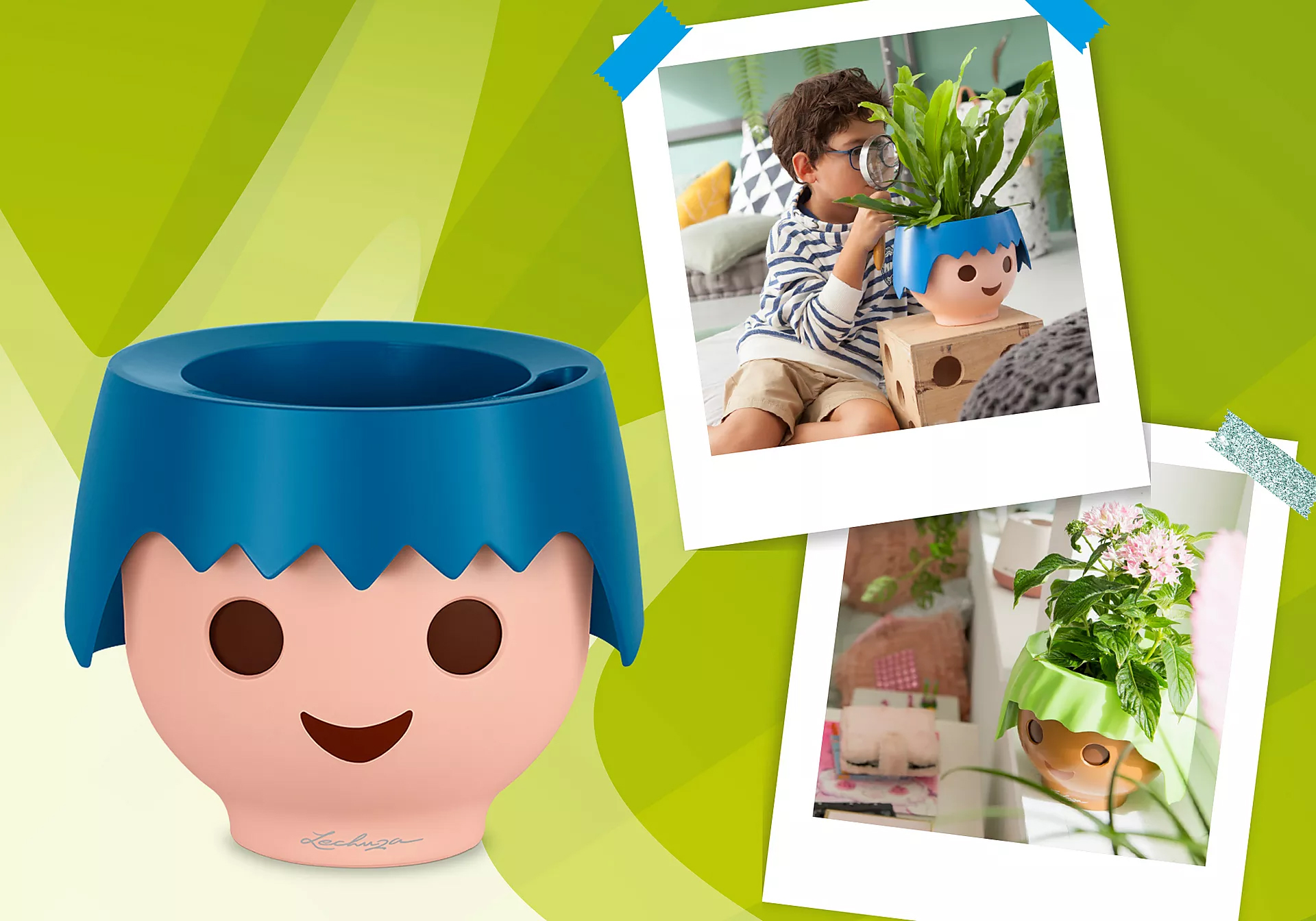 Playmobil 19044 Ojo - All-In-One Set Ocean Blue Ojo Blue Plant Pot Can Indicate Water Level ราคา 2,750 บาท*ส่งฟรี