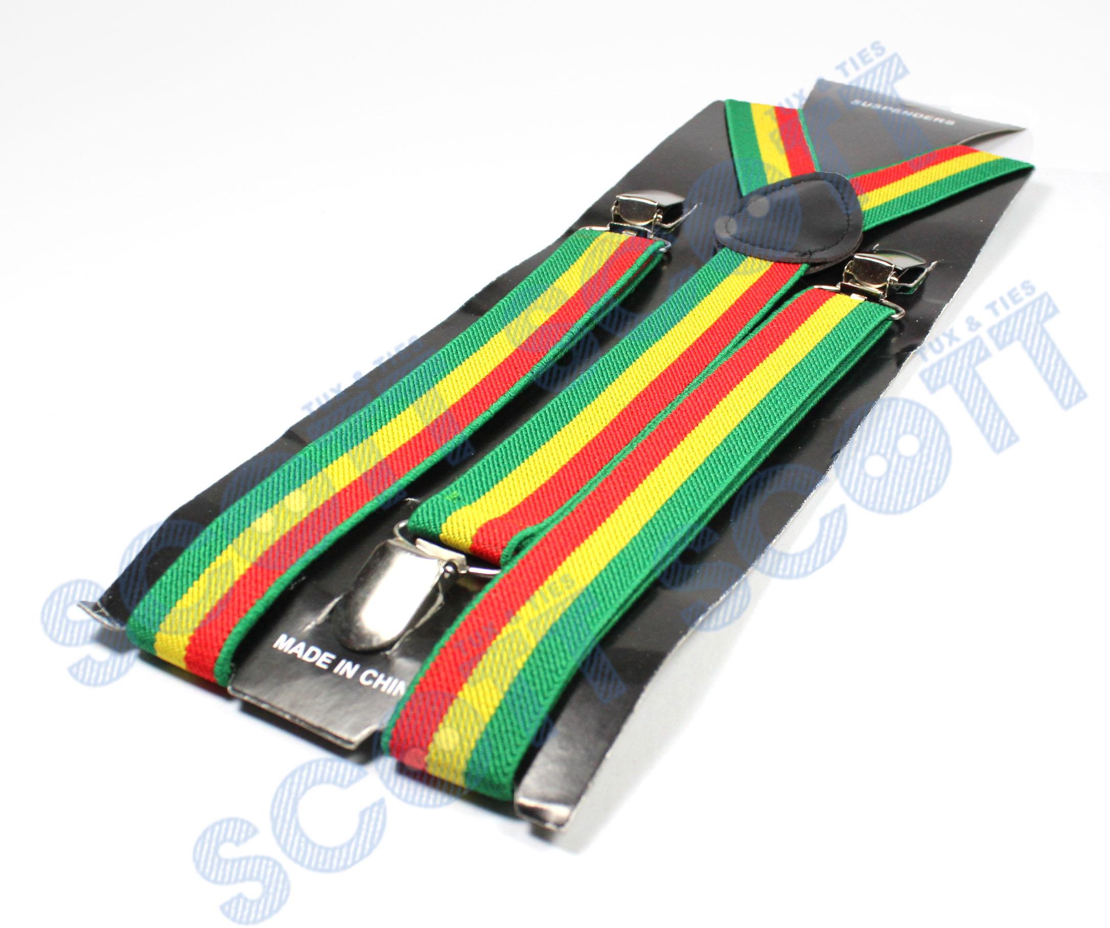 SCOTT Suspenders stripe Print- สายเอี้ยมเส้นเล็ก (Suspenders) ลายเส้นตรง คละสี สีสันสดใส เหลือง แดง เขียว กว้าง 2.2 ซม สำหรับคนสูงไม่เกิน 185 cm Braces Unisex สายรัดปรับได้ สายเอี๊ยมแฟชั่น VINTAGE สายเอี๊ยมลำลอง Commercial Western สายเอี๊ยม สายเอี๊ยมลำลอง