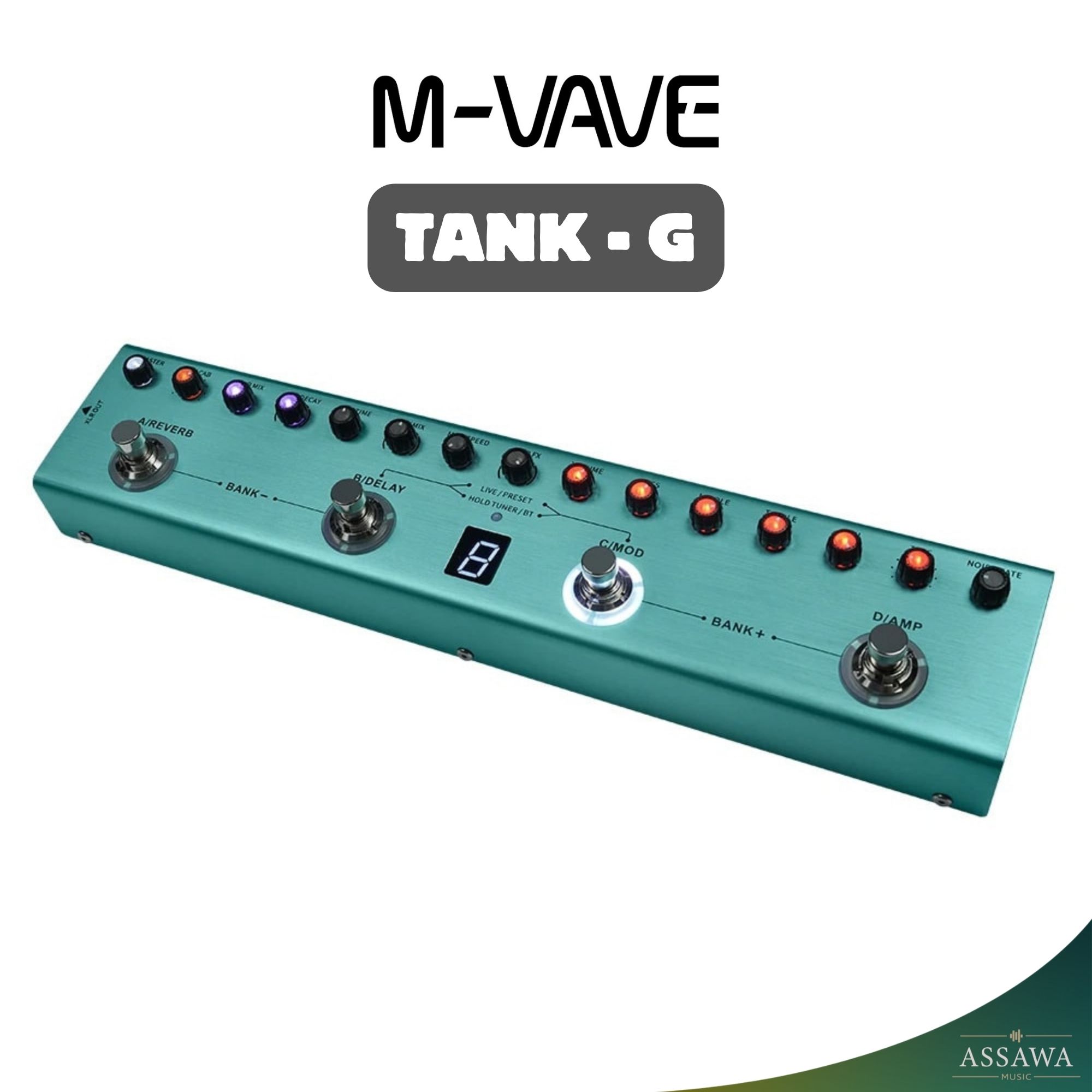 M-VAVE Tank-G Guitar Multi Effect เอฟเฟคกีตาร์ ราคา 1,700 บาท*ส่งฟรี