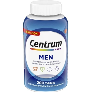 ภาพหน้าปกสินค้าUSA Centrum โฉมใหม่ สหรัฐอเมริกา เซ็นทรัม วิตามินรวม ผู้ชาย 200 เม็ด Men 200 Tablets Multivitamin ที่เกี่ยวข้อง