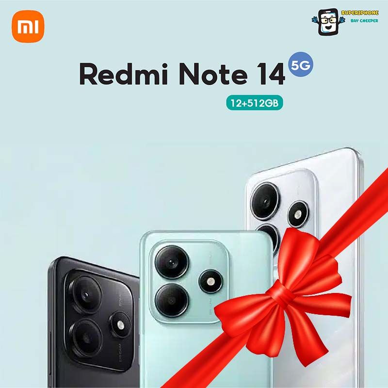 Redmi Note 14 รุ่น 5G(12/512)จอ 6.67 นิ้ว Super Camera ราคา 8,580 บาท*ส่งฟรี