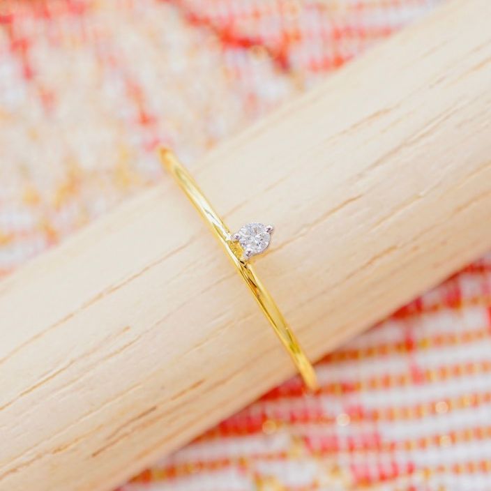 [Pcpy Jewelry] Genuine Diamond Ring 💎 Belgian Cut Diamond, 100% Water, 9K Gold (37.5% Gold Content), Available for Sale, Comes with a Warranty Card [9Kprb306] ราคา 4,390 บาท*ส่งฟรี