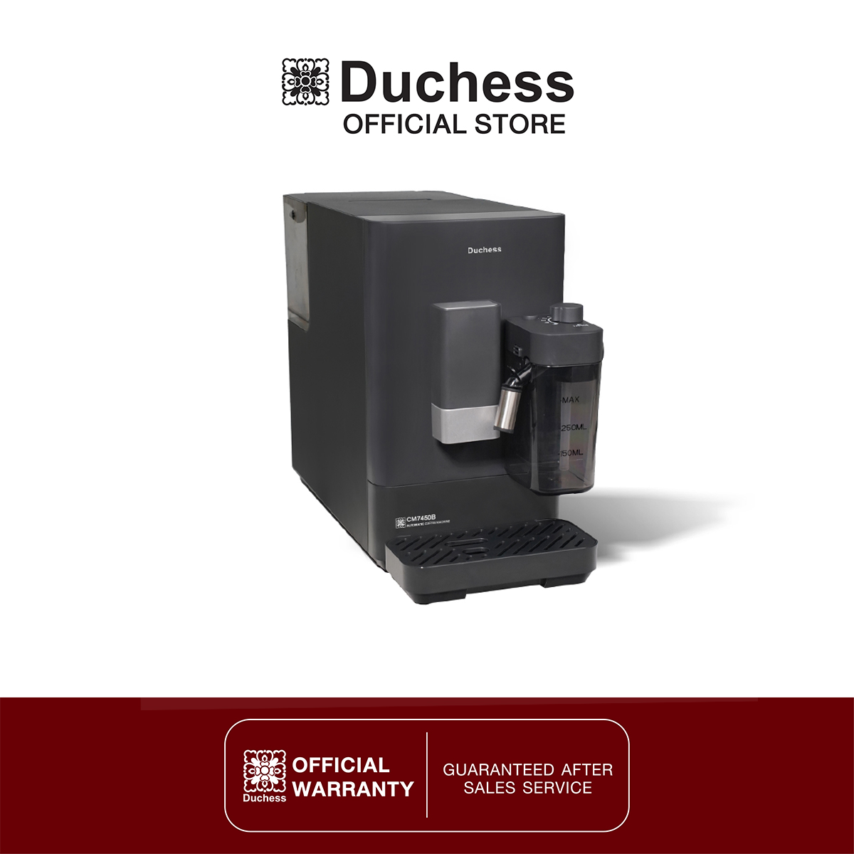 รูปสินค้า Duchess Cm7450B Automatic Coffee Machine with Milk System Automatic Coffee Maker with 20 Bar Milk Frothing System