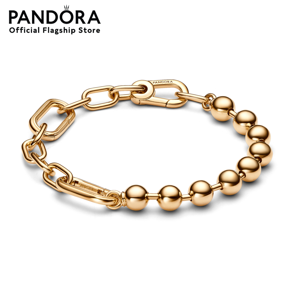 Pandora ME Metal Bead & Link Chain Bracelet สร้อยข้อมือ สร้อยข้อมือแพนดอร่า สร้อยข้อมือแพนดอร่ามี สร้อยข้อมือทอง ราคา 7,455 บาท*ส่งฟรี
