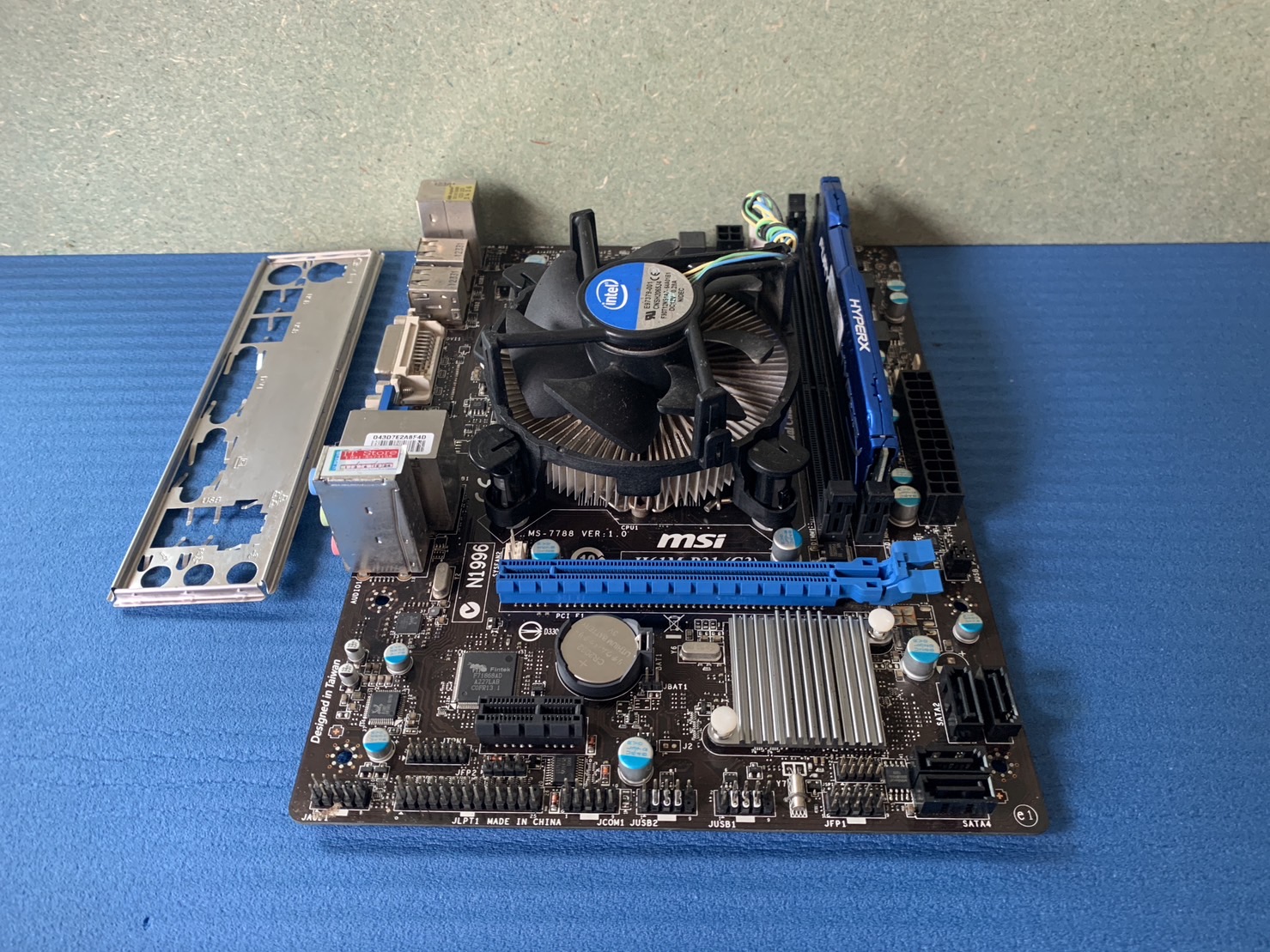 เมนบอร์ด MSI H61M-P31 (G3) Socket 1155 CPU i3-3220 แรม 8GB DDR3