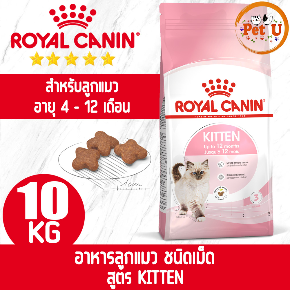 Royal Canin Kitten 10kg Cat Food, Pellet Type, for Kittens Aged 4 - 12 Months, Easily Digestible, Strengthens the Immune System. Healthy and Age-Appropriate