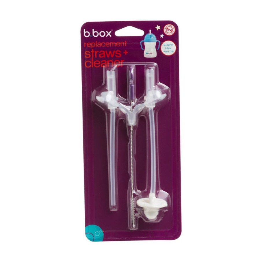 Set of Spare Straws and Straw Cleaning Brush for Sippy Cups. ราคา 260 บาท*ส่งฟรี