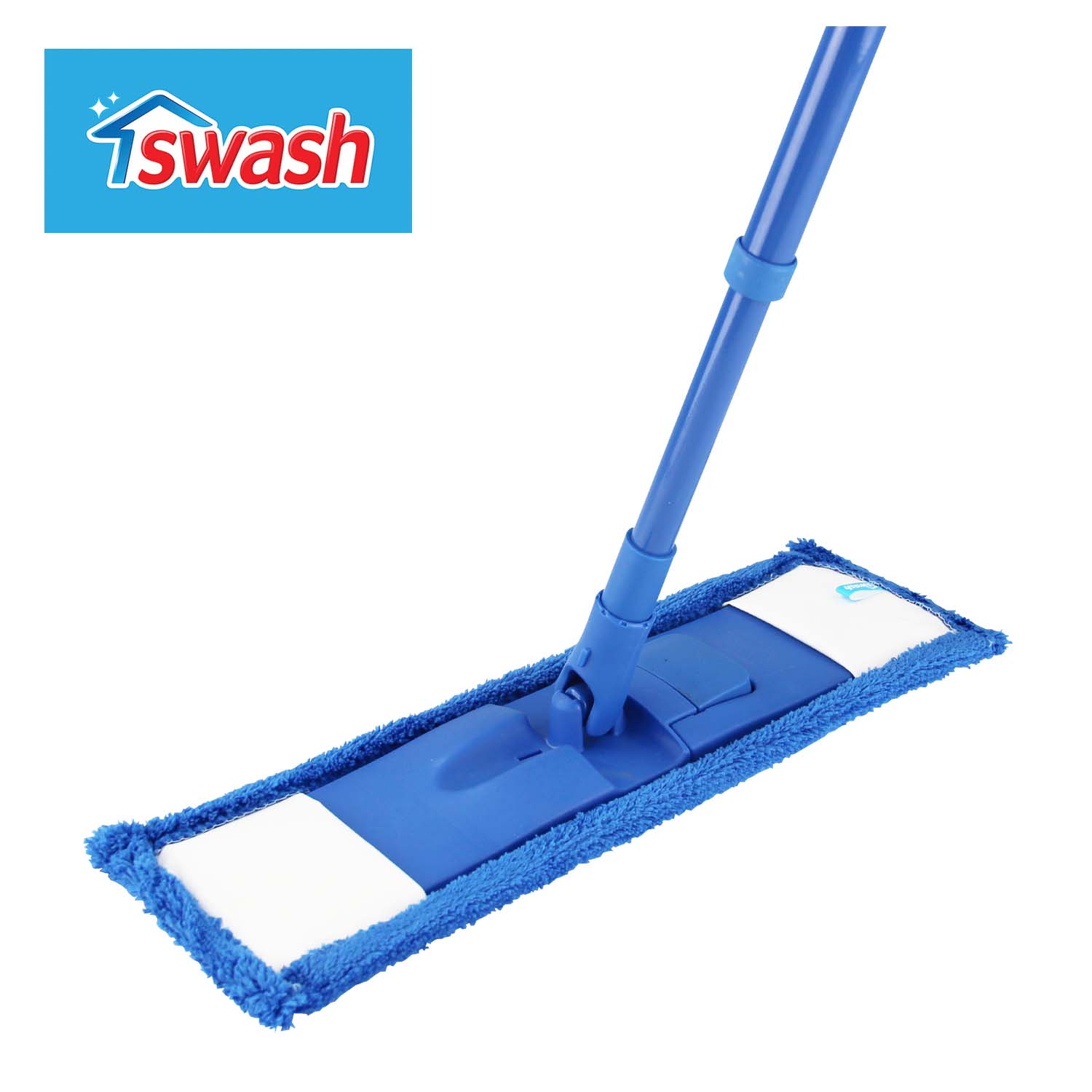 สวอช ม็อบดันฝุ่นไมโครไฟเบอร์ ไม้ดันฝุ่น ไม้ม๊อบ ม๊อบ ม๊อบดันฝุ่น SWASH Dust Microfiber Mop ม็อบดันฝุ่น ม็อบแบบแบน ม็อบแบน ม๊อบ ไม้ถูพื้น ราคา 343 บาท*ส่งฟรี
