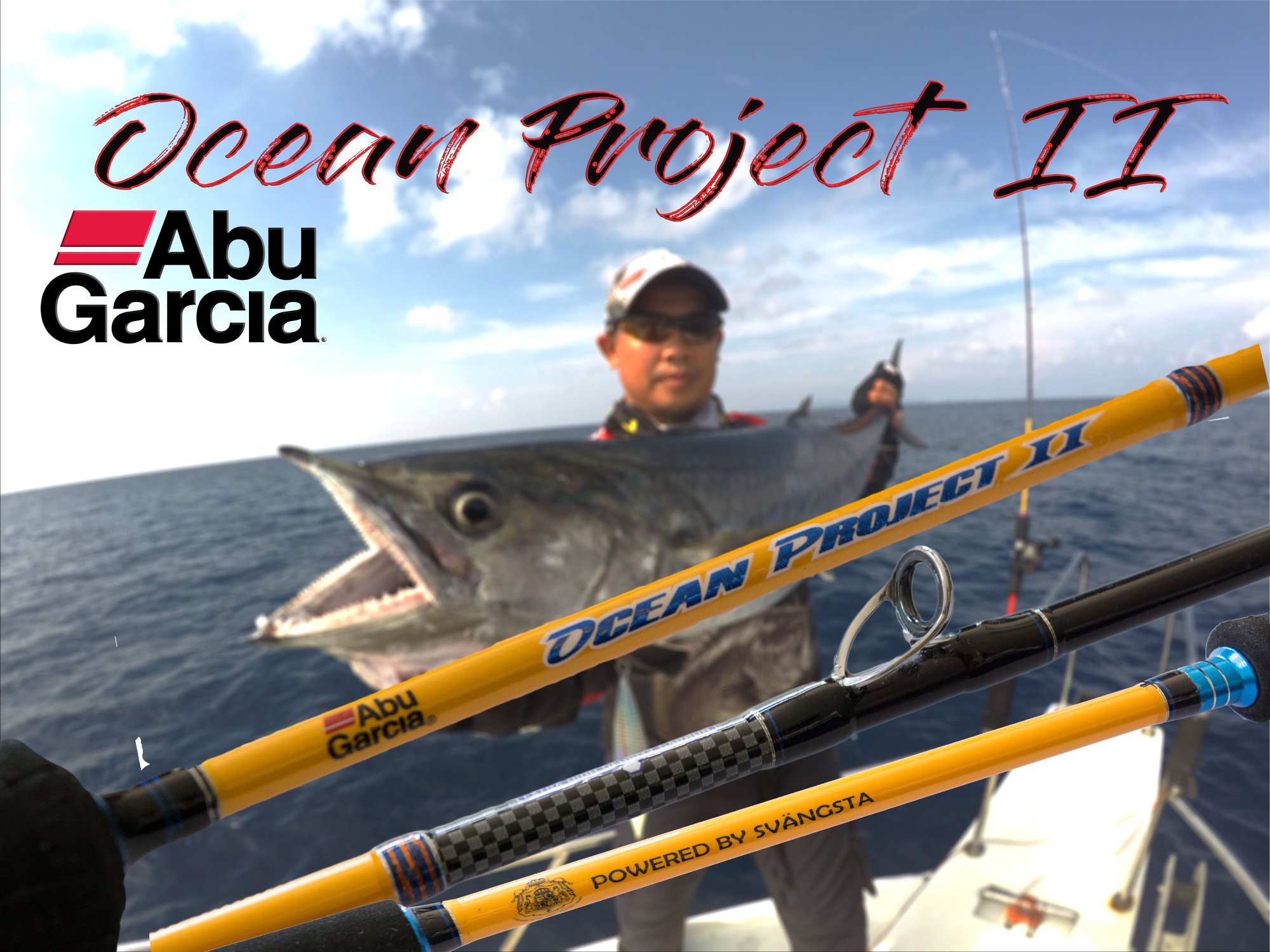 คัน Jigging Abu Garcia Ocean Project II สำหรับเกมส์ จิ๊กกิ้ง  เหนียวแข็งแรงทนทาน