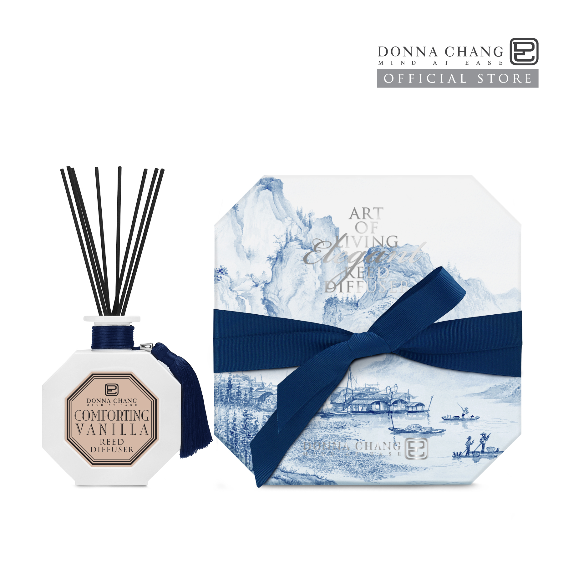 DONNA CHANG Comforting Vanilla Reed Diffuser 200 ml ดอนน่า แชง ก้านไม้หอมกระจายกลิ่น น้ำหอมปรับอากาศ น้ำหอมบ้าน ก้านไม้หอม ราคา 2,684 บาท*ส่งฟรี