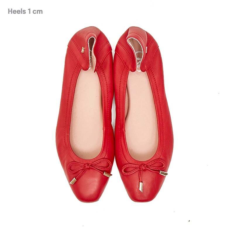 O&B รองเท้าหนังแท้ รุ่น AUDREY COMFY IN CHERRY RED-11024CS11012F_F9REXX ราคา 2,691 บาท*ส่งฟรี