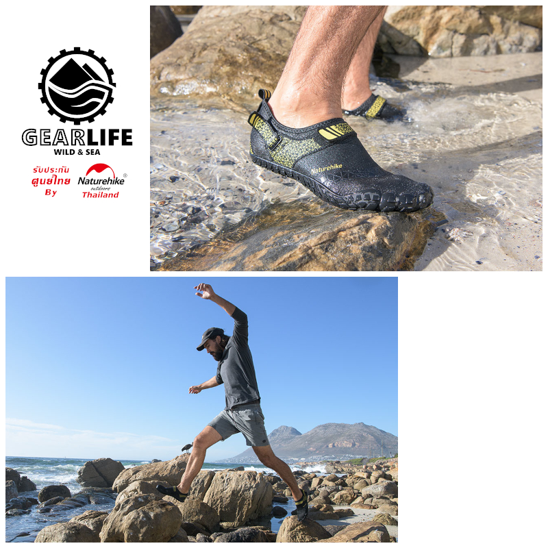 ภาพที่ให้รายละเอียดเกี่ยวกับ (ศูนย์ไทย) Natke รองเท้ากันลื่น รองเท้าลุยน้ำ รองเท้าว่ายน้ำ รองเท้าเดินชายหาด รองเท้า Beach Wading Shoes
