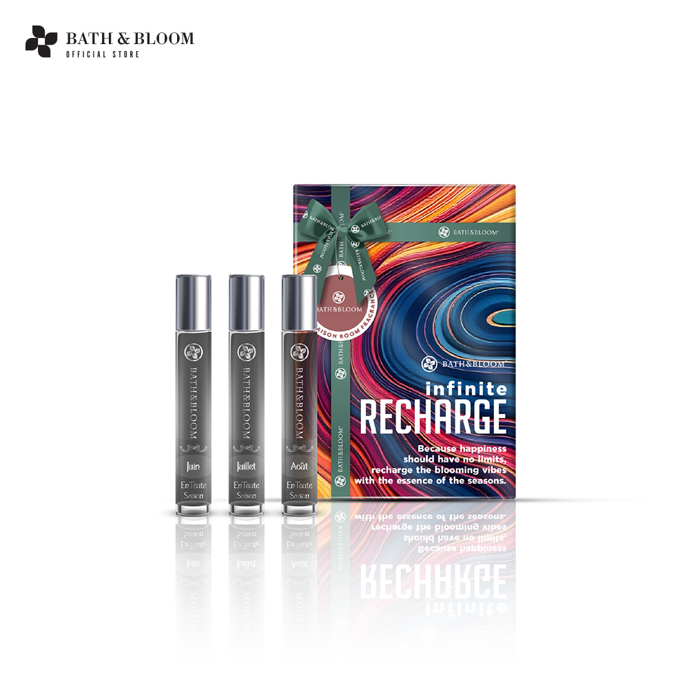 Bath & Bloom Infinite Recharge – Summer Gift Set Gift Set, Air Freshener Spray, Floral Scent, Fruity Scent, Fresh Scent ราคา 850 บาท*ส่งฟรี