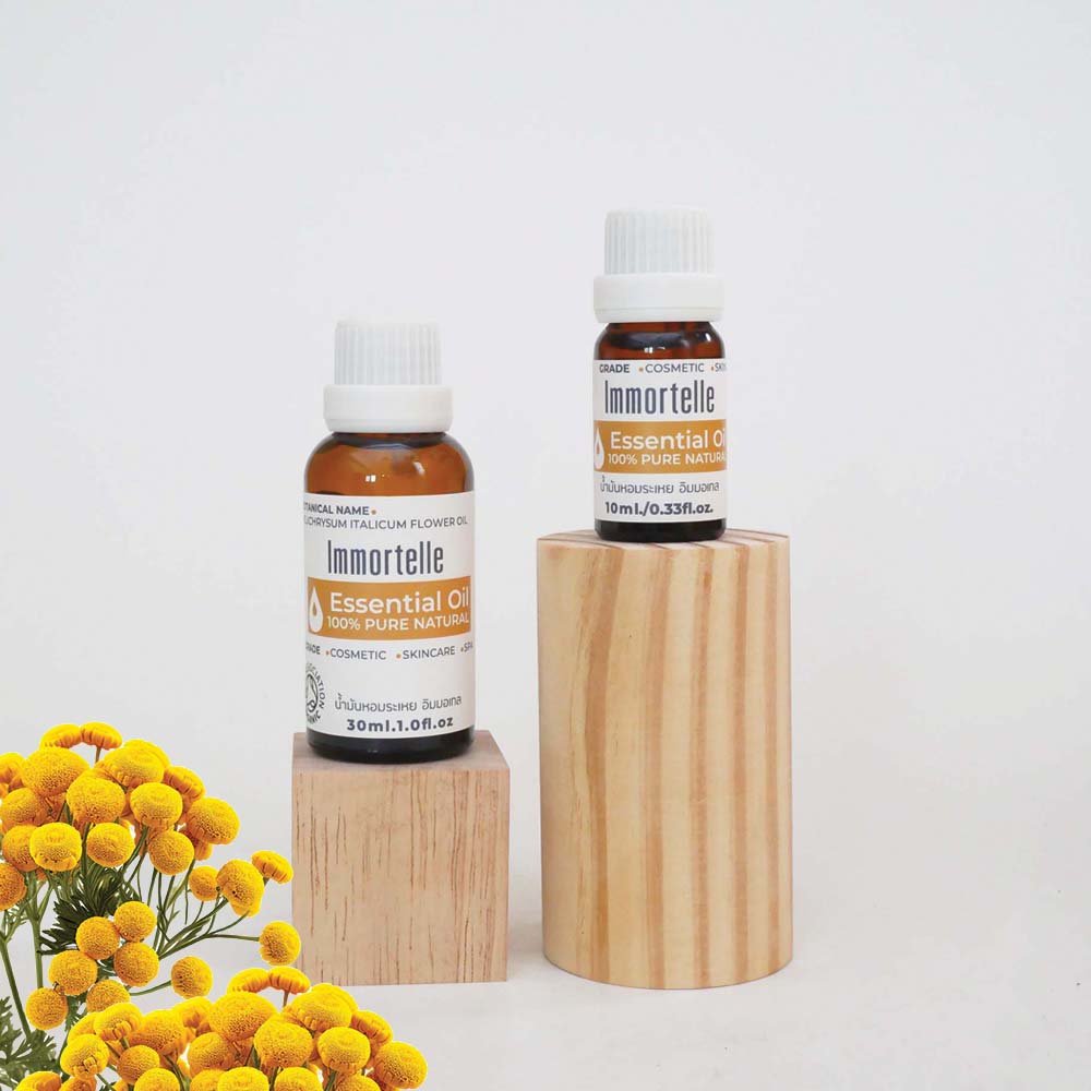 Immortelle essential oil cosmetics skincare spa 10-30ml ราคา 180 บาท*ส่งฟรี