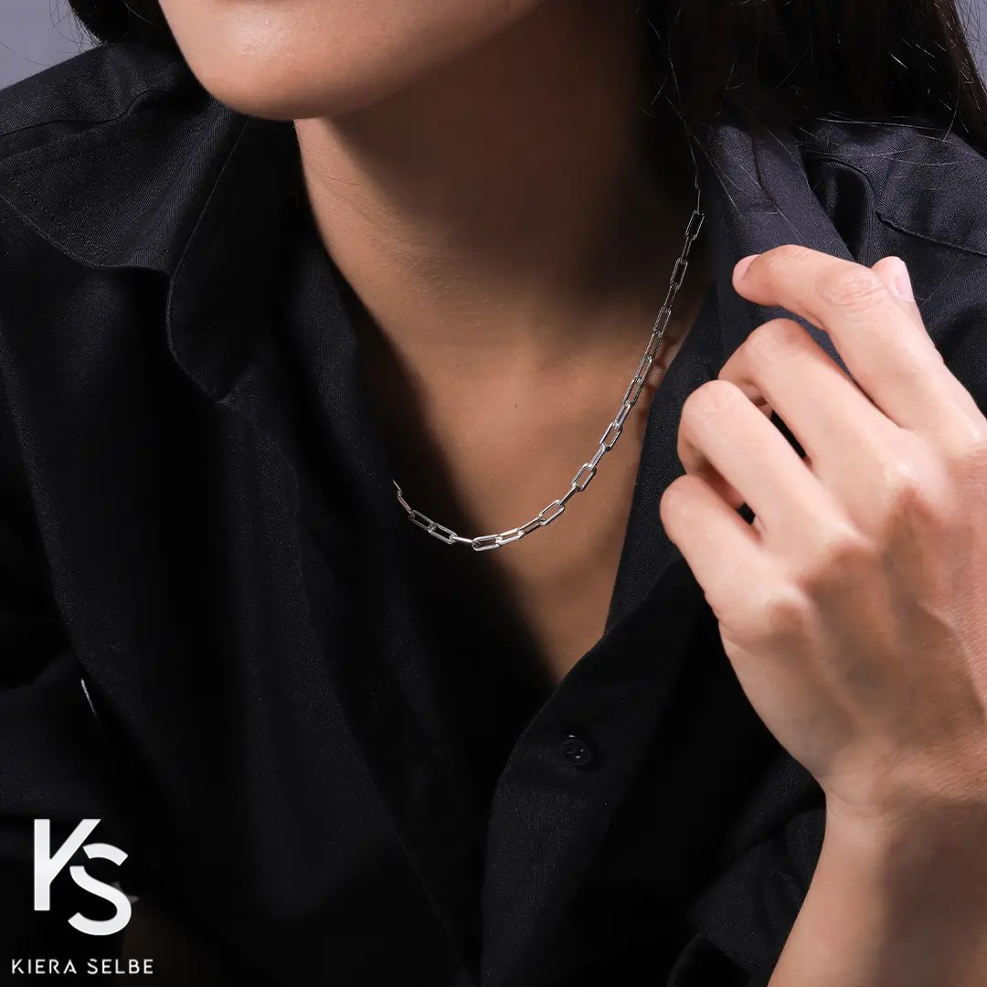 Anchor Chain Necklace | 925 Sterling Silver Necklace | By Kiera Selbe ราคา 6,290 บาท*ส่งฟรี