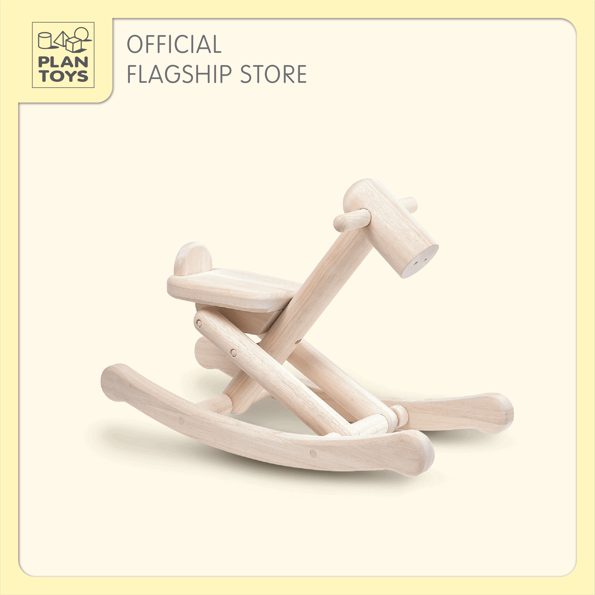 ของเล่นไม้ Foldable Rocking Horse ม้าโยกพับได้ เสริมพัฒนาการ สำหรับเด็กอายุ 18 เดือน ขึ้นไป ราคา 4,800 บาท*ส่งฟรี