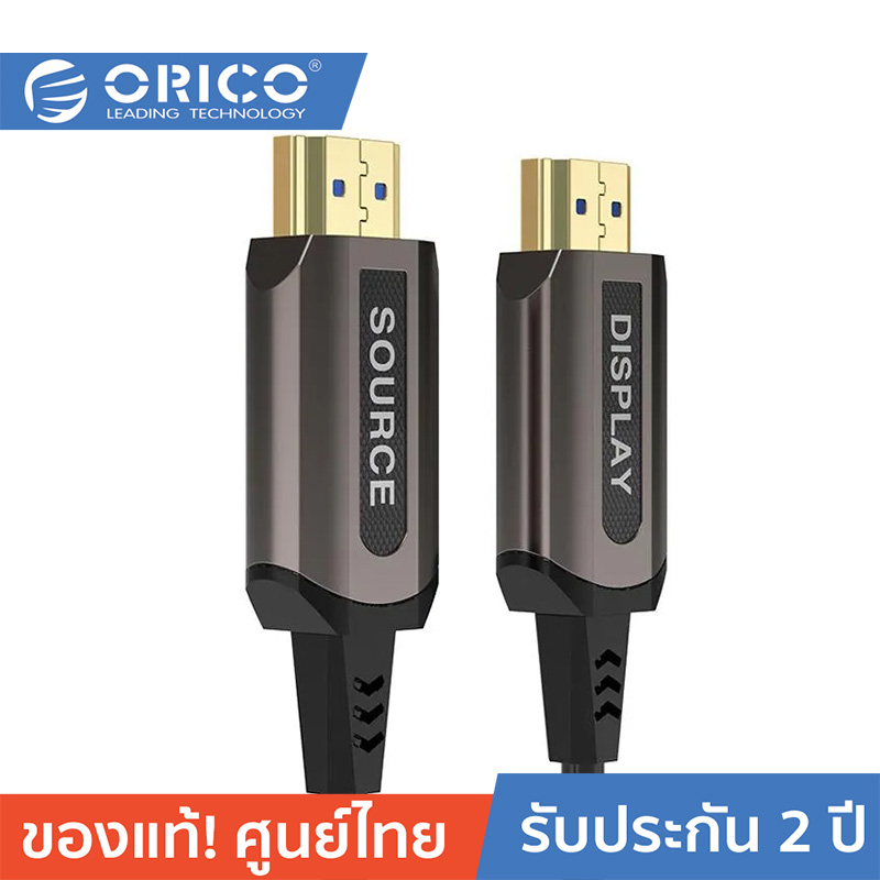 ORICO-OTT GHD701-300 HDMI to HDMI Fiber-optic Video Adapter Cable Black โอริโก้ รุ่น GHD701-300 สาย HDMI to HDMI Fiber-optic HDMI 2.0 รองรับ 4K 60HZ สีดำ ราคา 7,999 บาท*ส่งฟรี