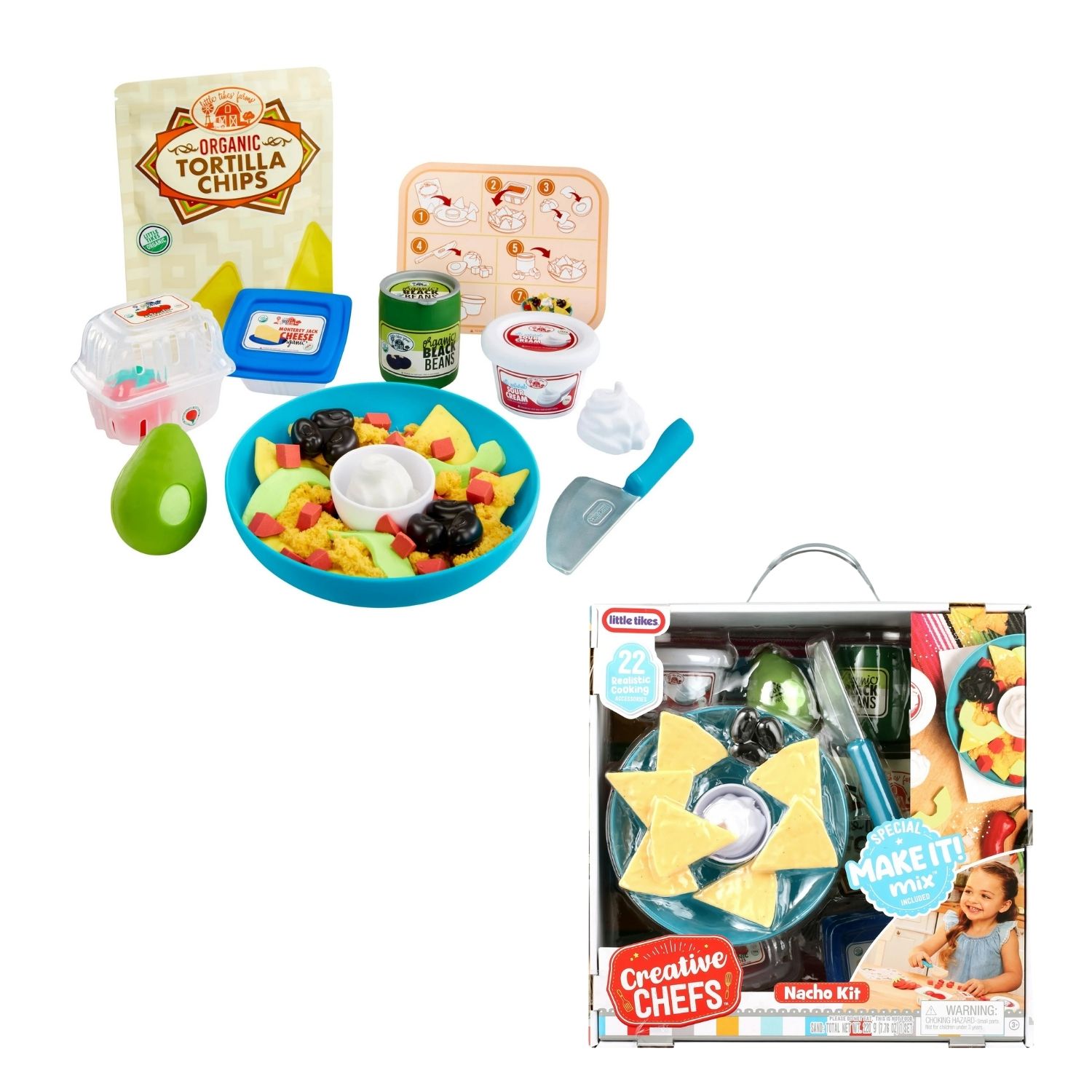 ของเล่นและโมเดลสะสม MGA Little Tikes - Creative Chefs Nachos ชุดบทบาทสมมุติเชฟนาโช รหัส LLC643880 [ของแท้]