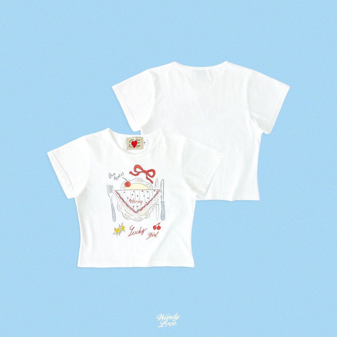 WENDYLOVE | Bon Appetit Top เสื้อยืด สุดน่ารัก ราคา 565 บาท*ส่งฟรี