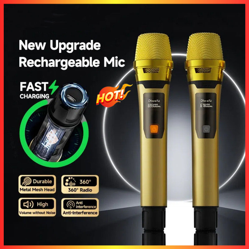 ⚡ส่งจากกรุงเทพฯ ⚡ LT-666 UHF ไมโครโฟนไร้สายแบบชาร์จไฟได้ ไมโครโฟนไร้สาย ไมโครโฟนมือถือ ใช้งานต่อเนื่อง 8 ชั่วโมง ราคา 239 บาท*ส่งฟรี