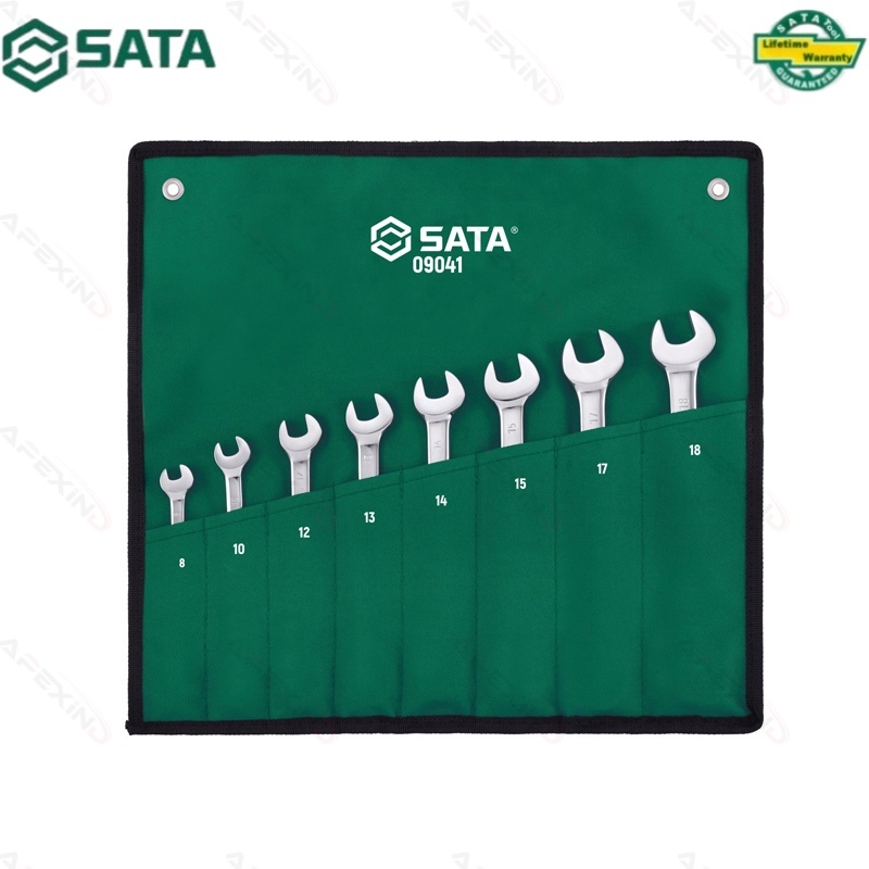 Sata 8-Piece Reversible Wrench Set 09041 8Pc. Reversible Ratcheting Wrench Set ราคา 5,550 บาท*ส่งฟรี