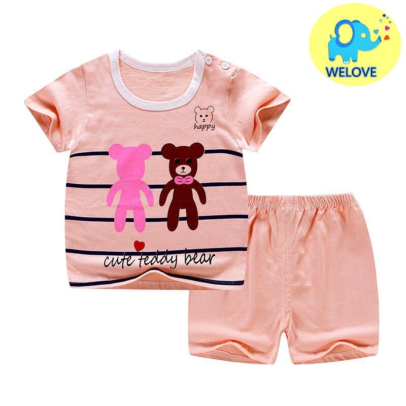 สินค้ารุ่นใหม่ 2019 เสื้อผ้าเด็ก เสื้อผ้าแฟร์ชั่นเด็ก เสื้อผ้าเด็กทารก ชุดบอดี้สูทเด็ก ชุดจั็มสูทเด็กทารก size 70-110cm(6 เดือน - 4 ขวบ)