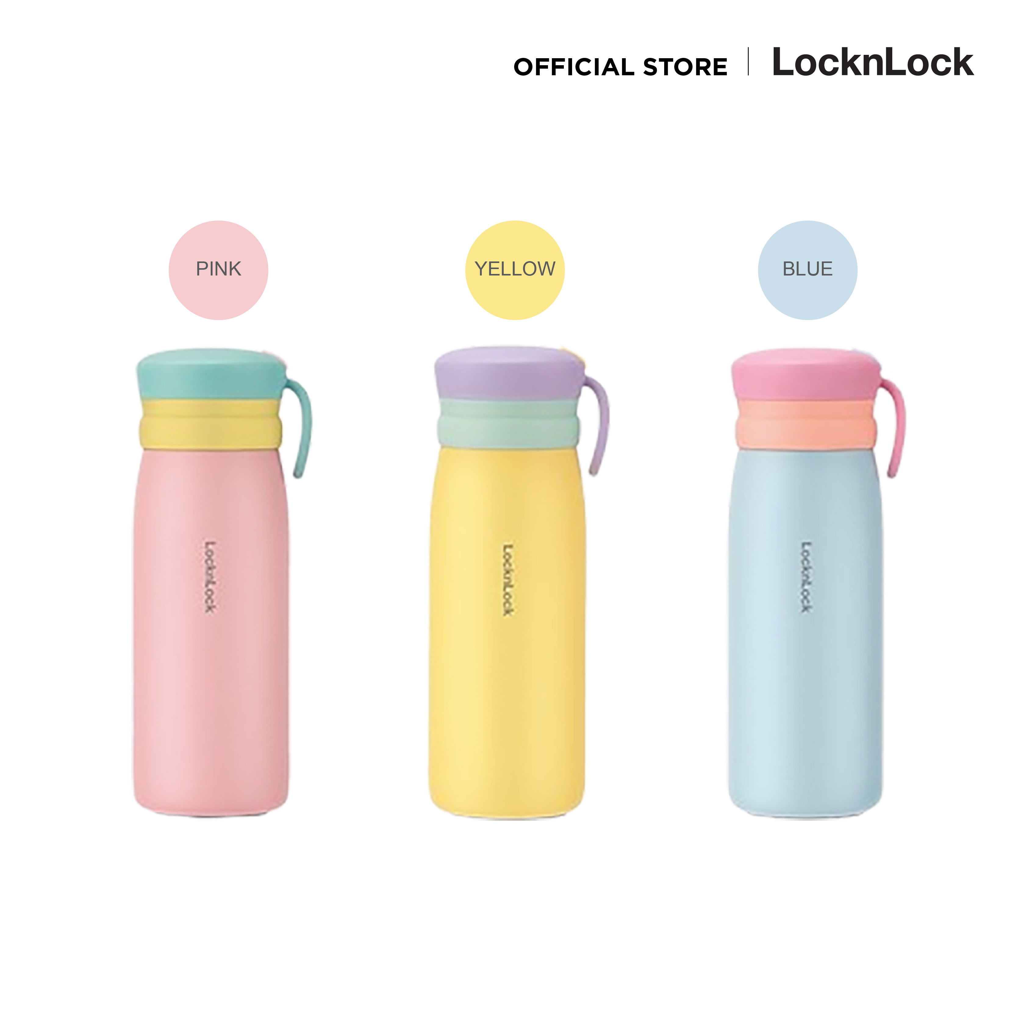 Locknlock Cute Tumbler กระติกน้ำเก็บอุณหภูมิ ความจุ 270 มล. รุ่น LHC4264 ราคา 525 บาท*ส่งฟรี