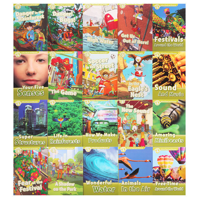 108 Books Oxford Read and Discover 1-6 Stages Oxford Reading and