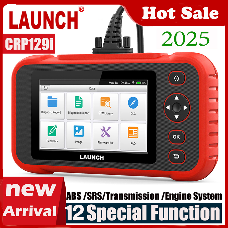 [Launch Crp129I Obd2 Car Scanner Read and Erase Engine/Abs/Srs/Gear Codes 12 Reset Autovin for Toyota Honda Nissan Jobd Eobd All General Cars 2025 Wired Code Checking Tool,Launch Crp129I Obd2 Automotive Diagnostic Tool Checks Engine, Abs, Srs, Transmissio ราคา 6,680 บาท*ส่งฟรี