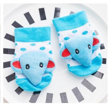ถุงเท้าเด็ก ถุงเท้าลายสัตว์ 3D สำหรับเด็กอ่อน ไซต์ M (6-18 เดือน)