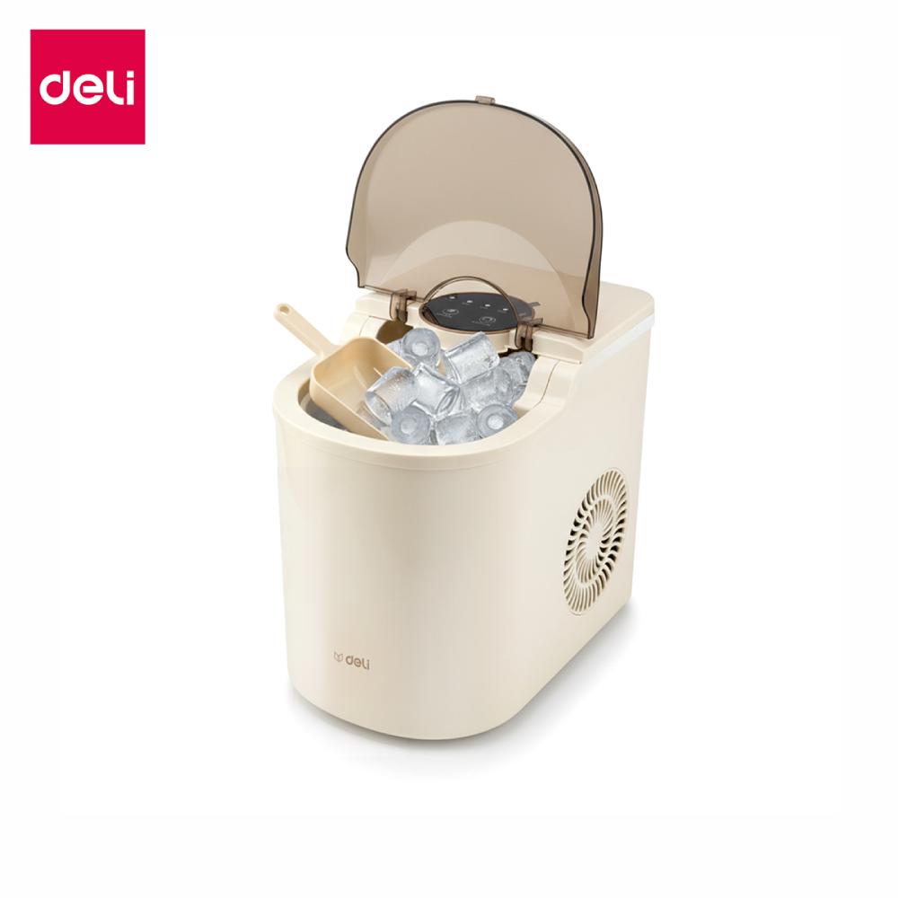 Deli Automatic Ice Maker Ice Maker, Capacity 1.5 Liters, Cools Quickly, Safe, Beautiful Design, Ice Maker ราคา 2,599 บาท*ส่งฟรี