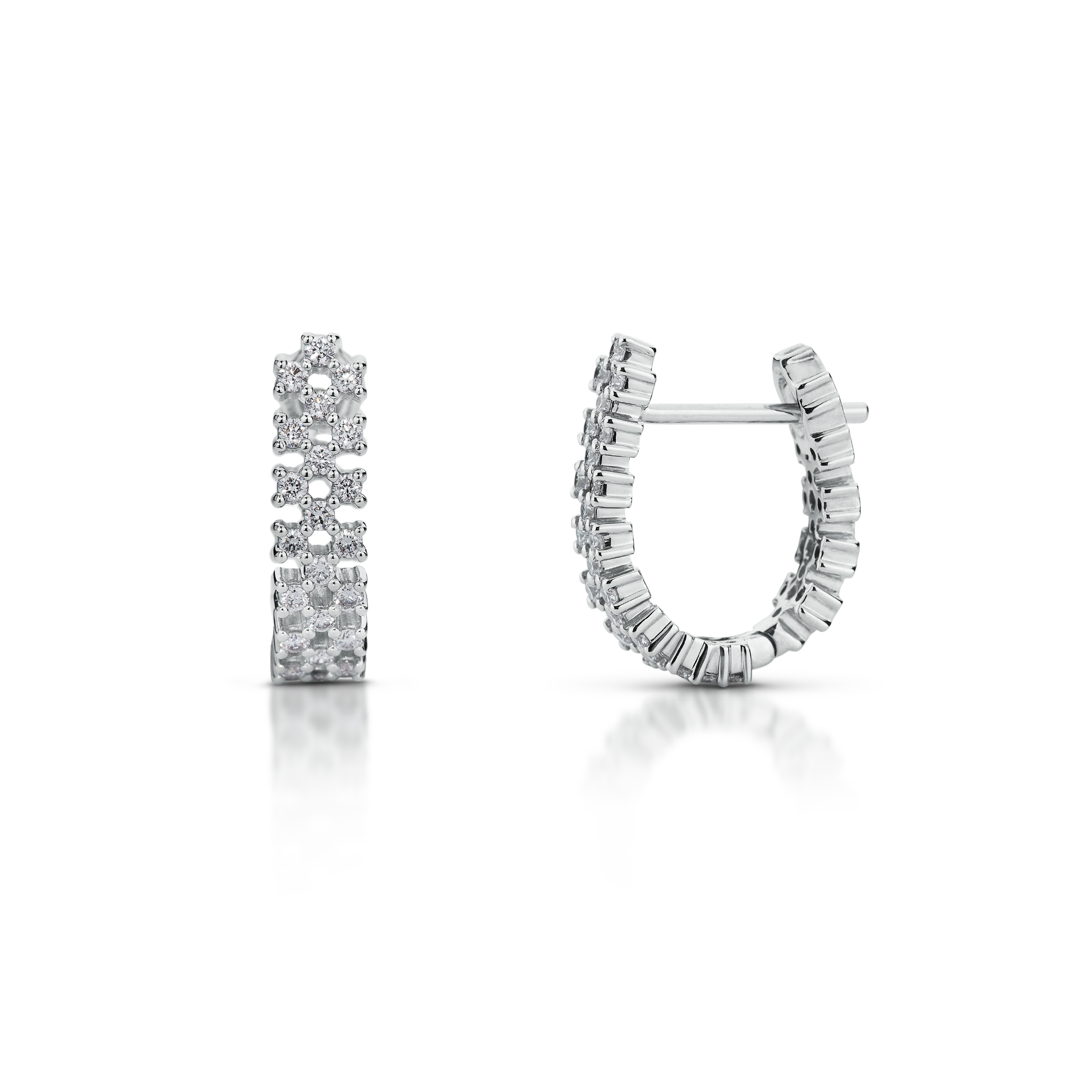 Ananta timeless hoop earrings, glittering Dawn inspired by the first light of the day of reflection, a vivid beauty in all dimensions represent a brand new beginning that is always sparkling | Ananta jewelry ราคา 68,800 บาท*ส่งฟรี