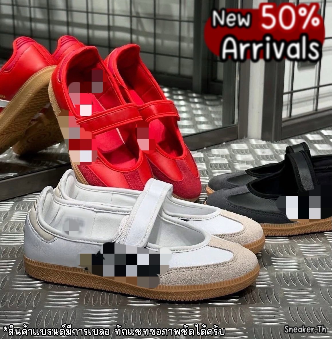 Sneaker Jane student sneakers are very cute with 4 colors sz.36-40 EU red black with strap v74a115 ราคา 775 บาท*ส่งฟรี