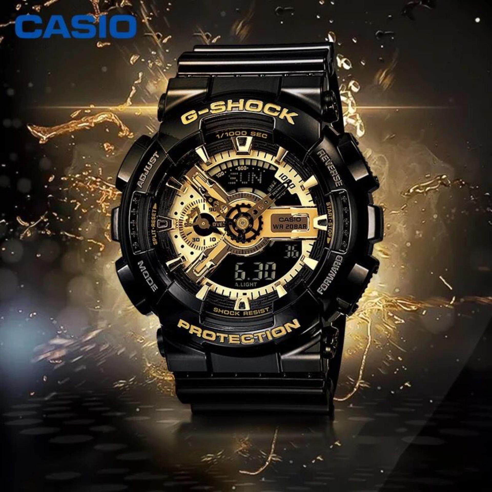 ภาพอธิบายเพิ่มเติมของ CASIO G-Shock นาฬิกาผู้ชาย GOLD SERIES รุ่น GA-110GB-1ADR (ประกัน)มีการรับประกันจากผู้ขาย(1 ปี)