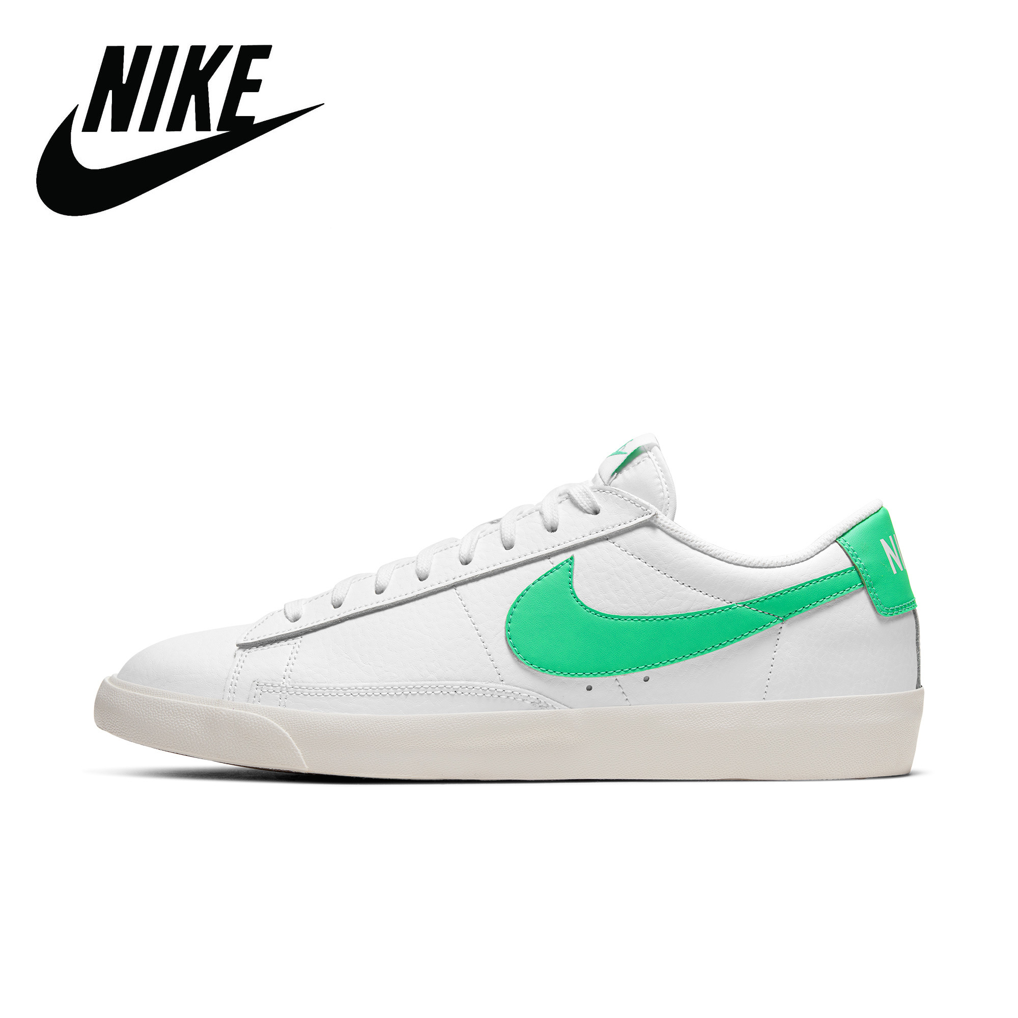 Nike shoes Blazer Low รองเท้าวิ่งผู้หญิงรองเท้าวิ่งผู้ชายรองเท้ากีฬารองเท้าลำลองสีขาว(สินค้ามาพร้อมกล่องจัดส่งโดย Kreey)