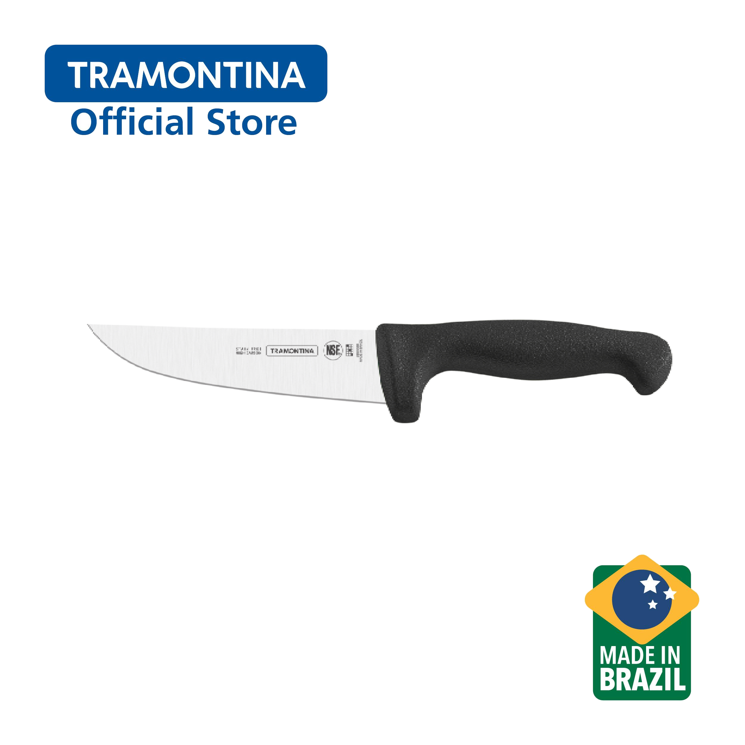 Tramontina 6" (15cm) Meat Knife Black Handle ราคา 500 บาท*ส่งฟรี