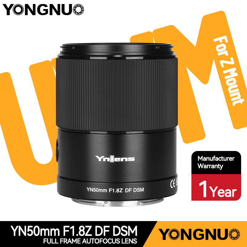YONGNUO YN50mm F1.8Z DF DSM Standard Prime Lens Auto Focus Lens for Nikon Z Mount Mirrorless Cameras ราคา 10,990 บาท*ส่งฟรี