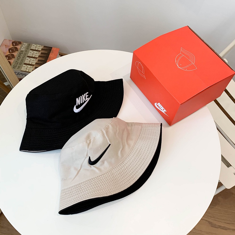 Nike (N-01) Bucket หมวกบักเก็ต ไนกี้ สุดฮิต หมวกปีกกว้าง หมวกประมง หมวกแฟชั่นสุดฮิต ใส่ได้ 2ด้าน งานปัก ถ่ายจากสินค้าจริง (พร้อมกล่อง)