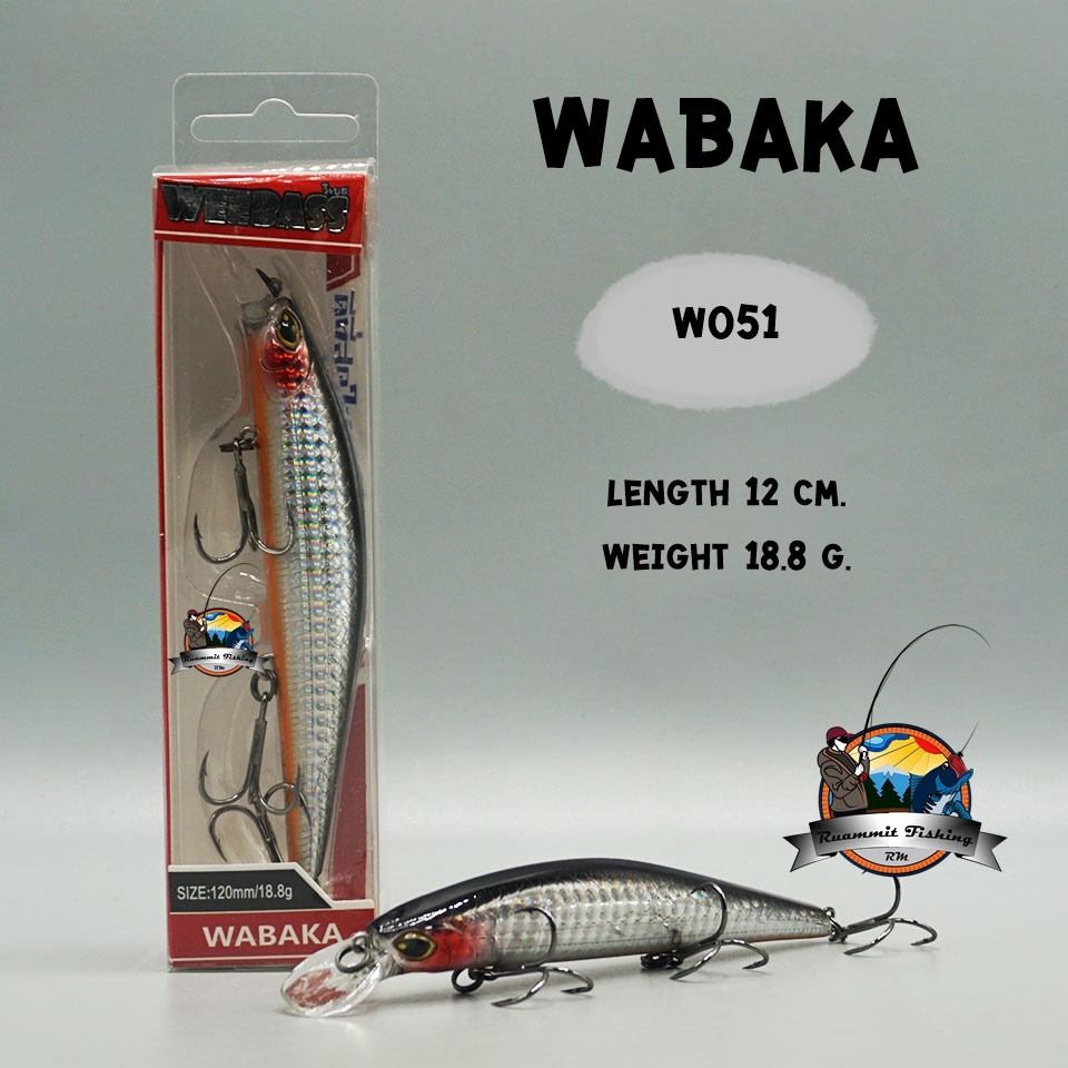 เหยื่อวีแบส รุ่น WABAKA SINKING by WEEBASS