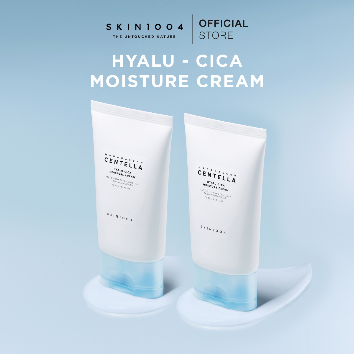 [2 Pieces]Skin1004 Madagascar Centella Hyalu-Cica Moisture Cream 75 ml ราคา 1,424 บาท*ส่งฟรี