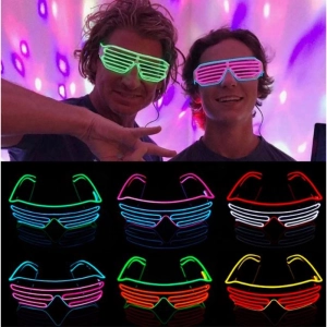 สินค้า 【Smilewil】แว่นตาเรืองแสง แว่น LED ปาร์ตี้ ของขวัญเซอร์ไพรส์