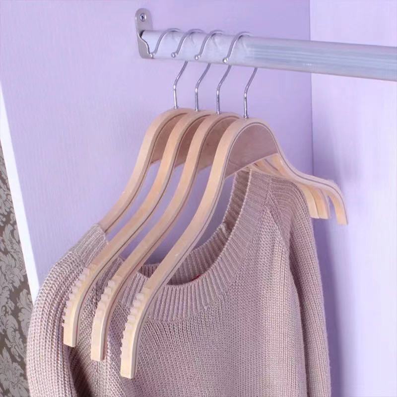 ไม้แขวนเสื้อไม้ซาร่า 40cm (12 ชิ้น) พร้อมส่ง Y-01