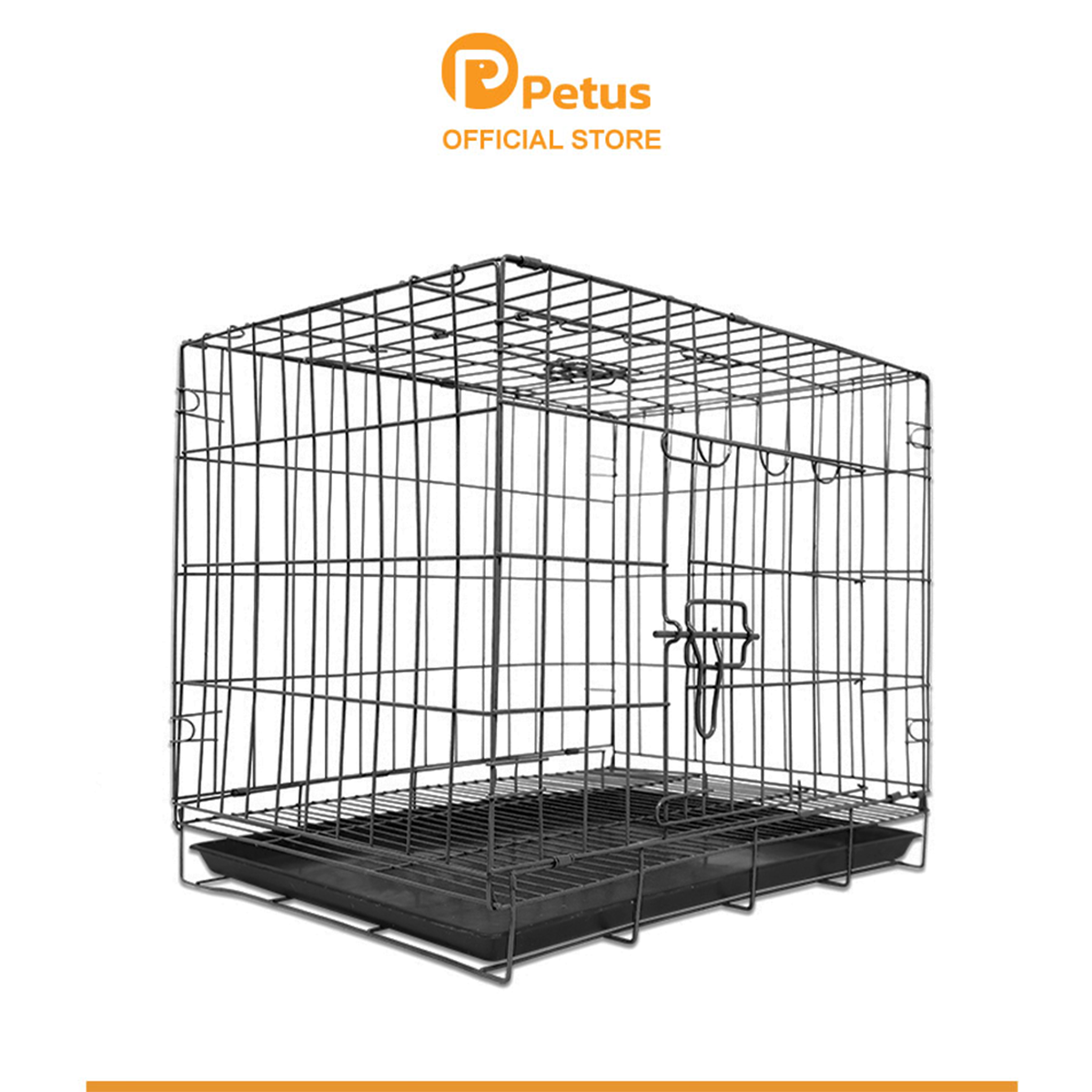 กรง กรงหมาพับได้ ซี่กรงห่าง 4 ซม. กรงสุนัข กรงกระต่าย แถมถาดรองกรง แข็งแรงทนทาน เคลือบสีกันสนิม ซี่ห่าง 4 ซม. Dog Cage ราคา 525 บาท*ส่งฟรี