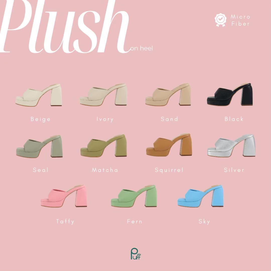 PUFFSHOES.OFFICIAL : PLUSH ON HEEL ราคา 1,522 บาท*ส่งฟรี