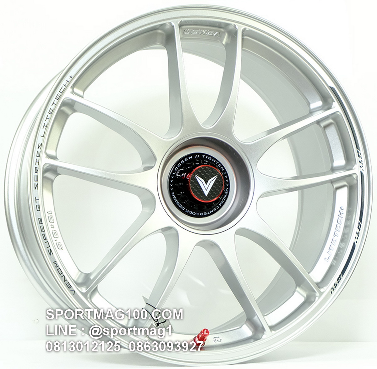 อุปกรณ์และชิ้นส่วนยานยนต์ LENSO WHELL ล้อแม็ก Lenso Super Gt Vnk Venom Litetech+ ขอบ 18 นิ้ว 5 รู 114.3 สีเงิน แพดเกรย์ กว้าง 8.5 นิ้ว Offset35 22610 ราคา 41,400 บาท*ส่งฟรี
