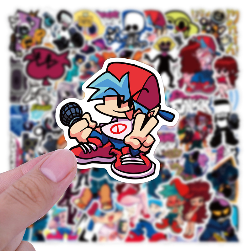 10/50pcs/set Cartoon Anime Character Collection Graffiti Stickers For Laptop Diy Luggage Mixed Phone Case Helmet Skateboard Kids