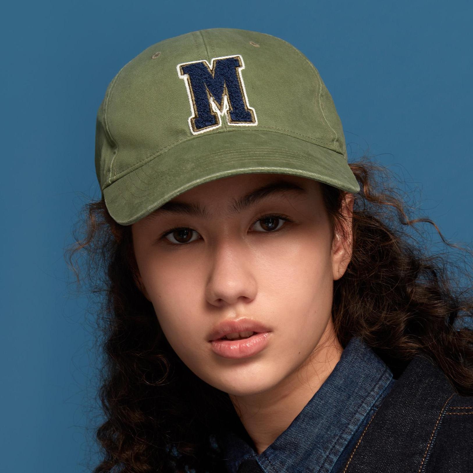 [2019/1] MOO “M” baseball cap หมวกเบสบอล ปักลายตัวอักษร